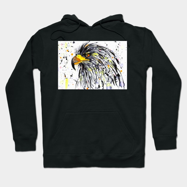 Eagle in colors Hoodie by atep